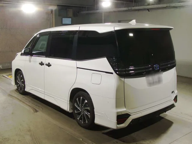 2023 Toyota Voxy Hybrid S-Z, rear three-quarter view