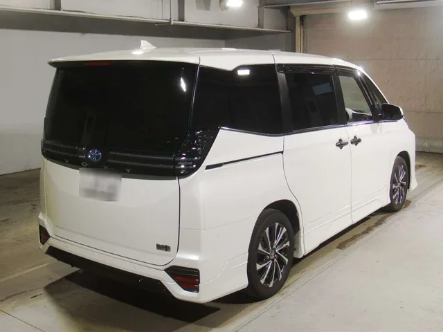 2023 Toyota Voxy Hybrid S-Z, rear three-quarter view