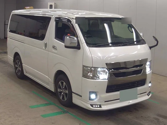 2022 Toyota Hiace Super GL Dark Prime II, front three-quarter view