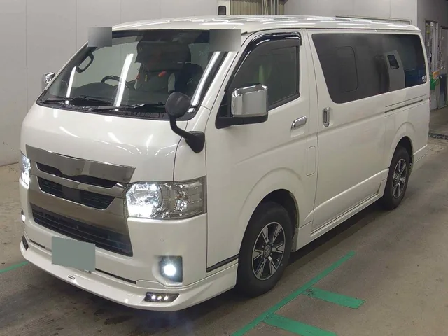 2022 Toyota Hiace Super GL Dark Prime II, front three-quarter view