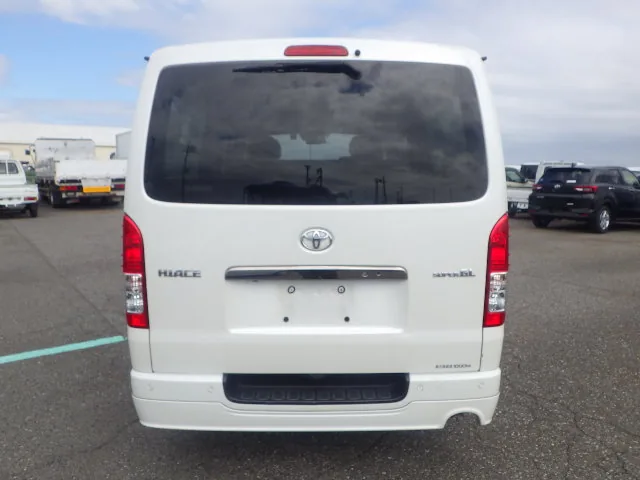 2022 Toyota Hiace Super GL Dark Prime II, rear view