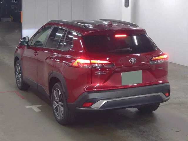 2024 Toyota Corolla Cross Hybrid Z, rear three-quarter view