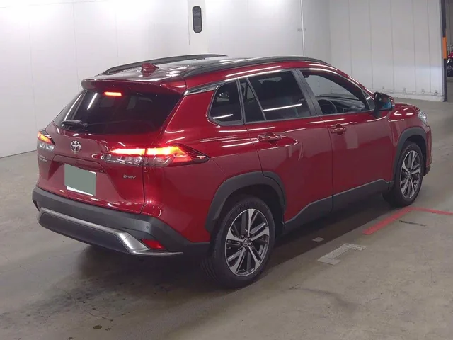 2024 Toyota Corolla Cross Hybrid Z, rear three-quarter view