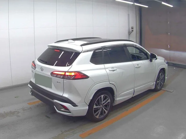 2024 Toyota Corolla Cross Hybrid Z, rear three-quarter view